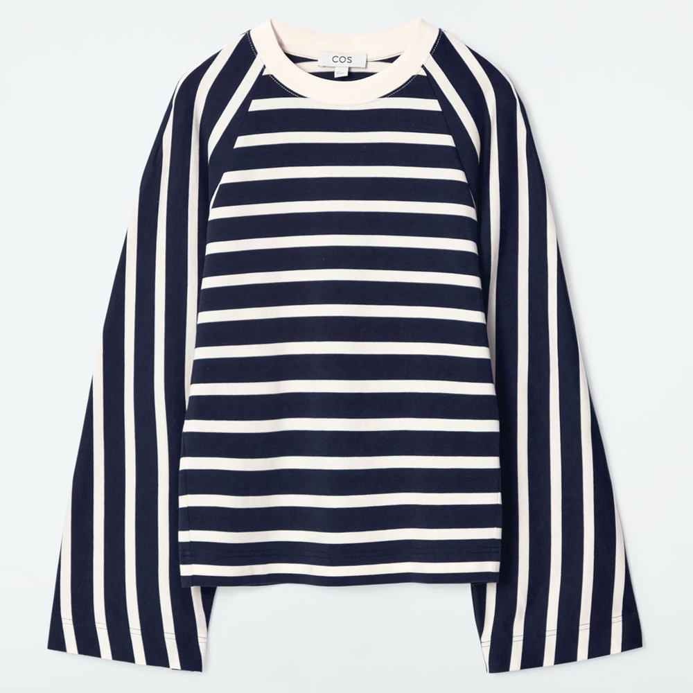 COS Striped Long Sleeve Top BNWOT